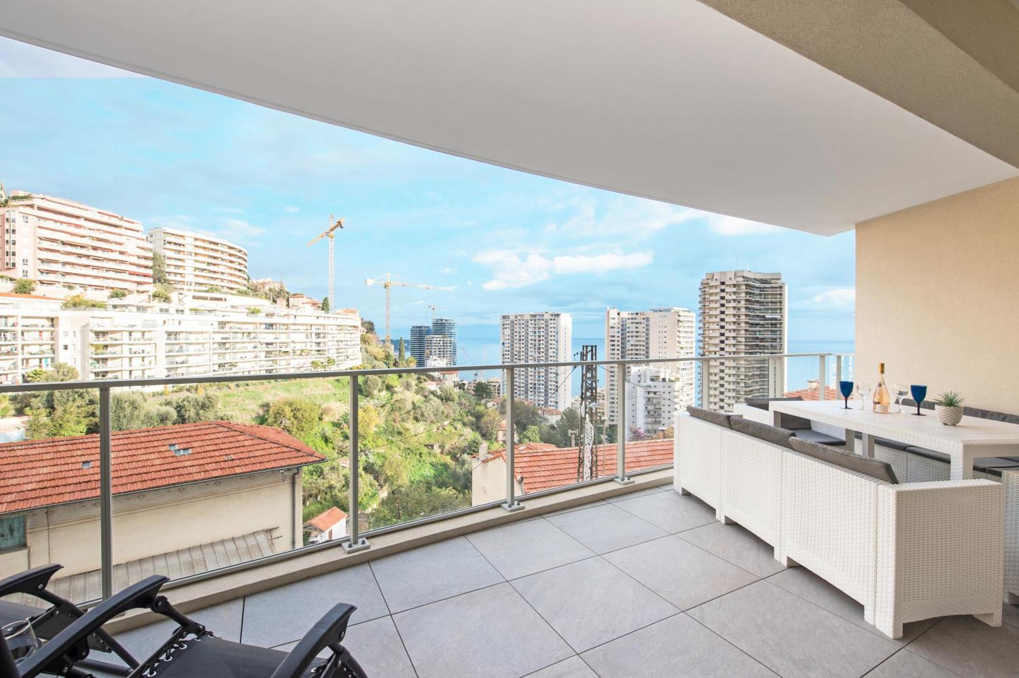 Grande Terrasse - Vue Mer - Parking - Bk Beausoleil Exterior foto
