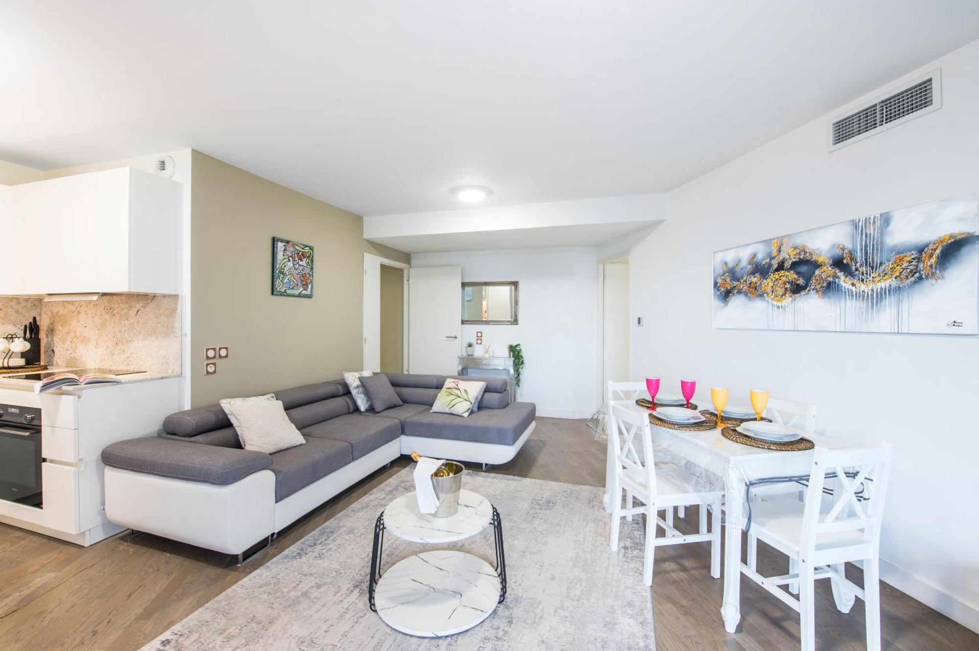 Grande Terrasse - Vue Mer - Parking - Bk Beausoleil Exterior foto