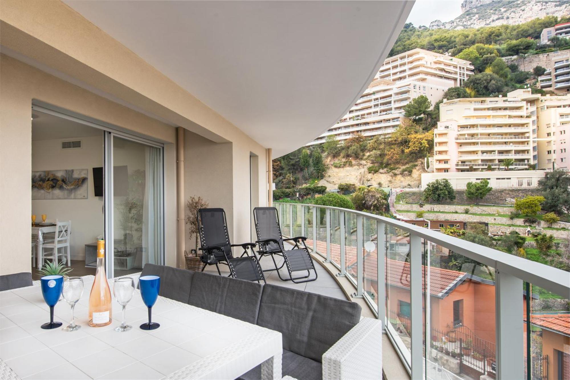 Grande Terrasse - Vue Mer - Parking - Bk Beausoleil Exterior foto